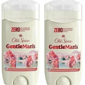 Old Spice GentleMan's Deodorant, Himalayan Sea Salt & Glacier Water 3oz (2 PACK)